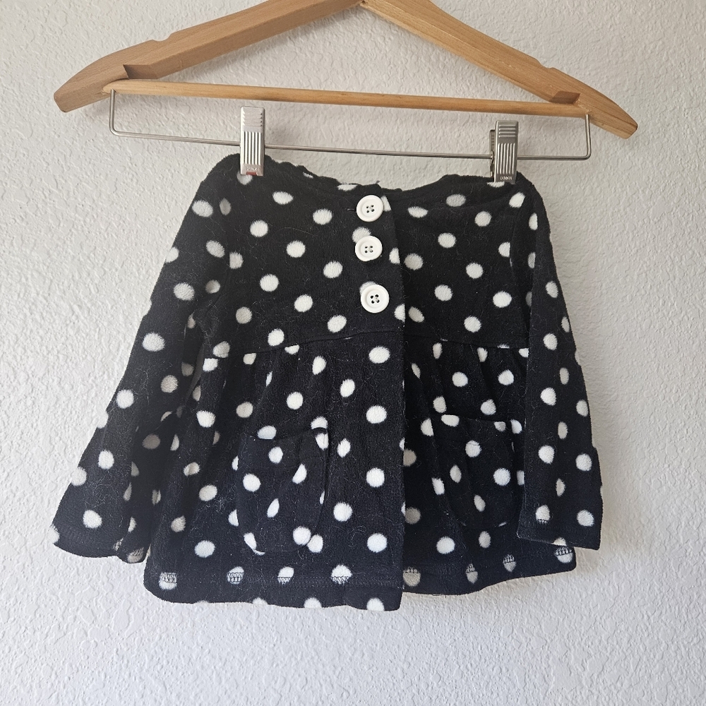 carters hooded polka dot coat, 12 months